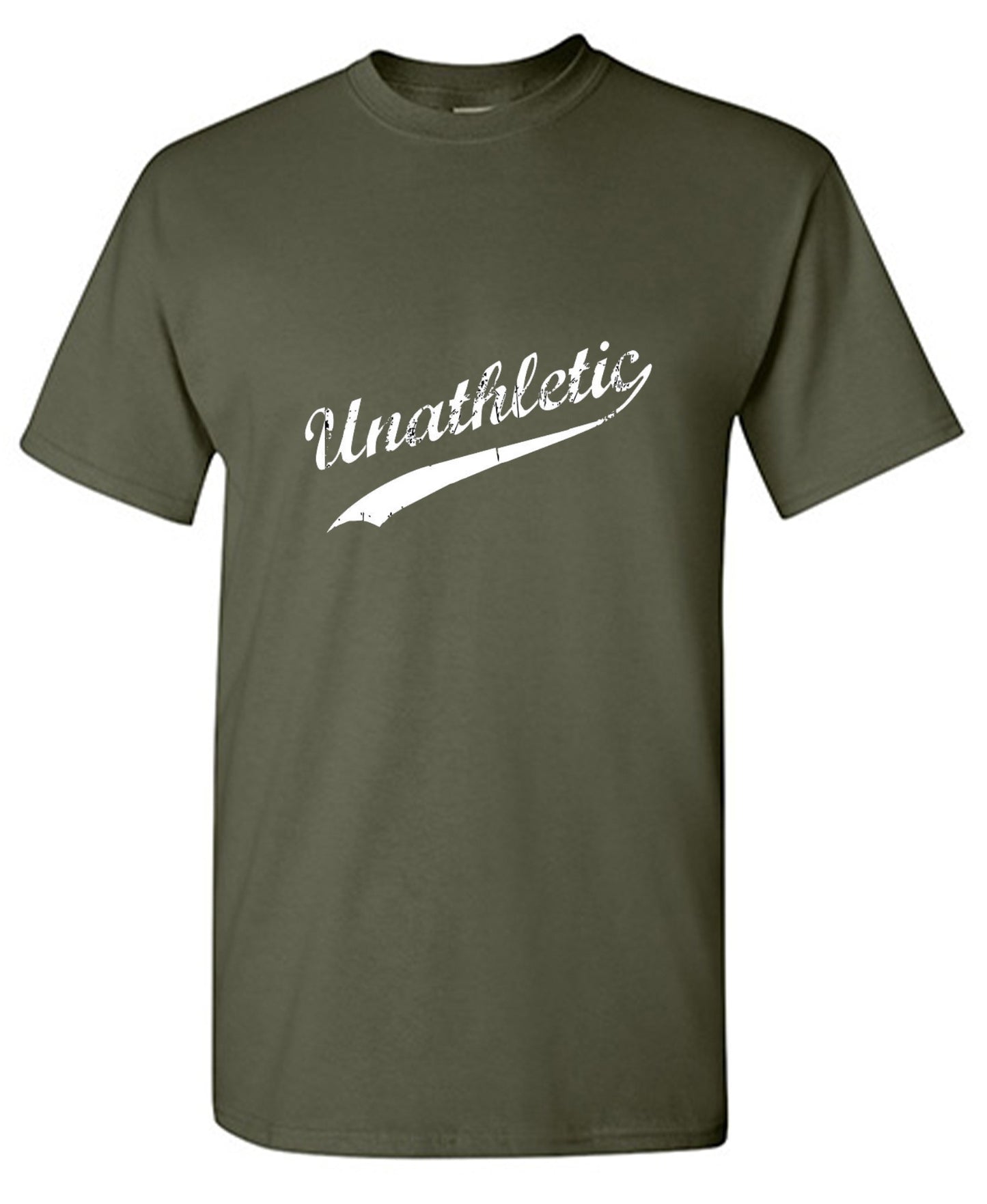 Funny T-Shirts design "Unathletic - Tall Tee"