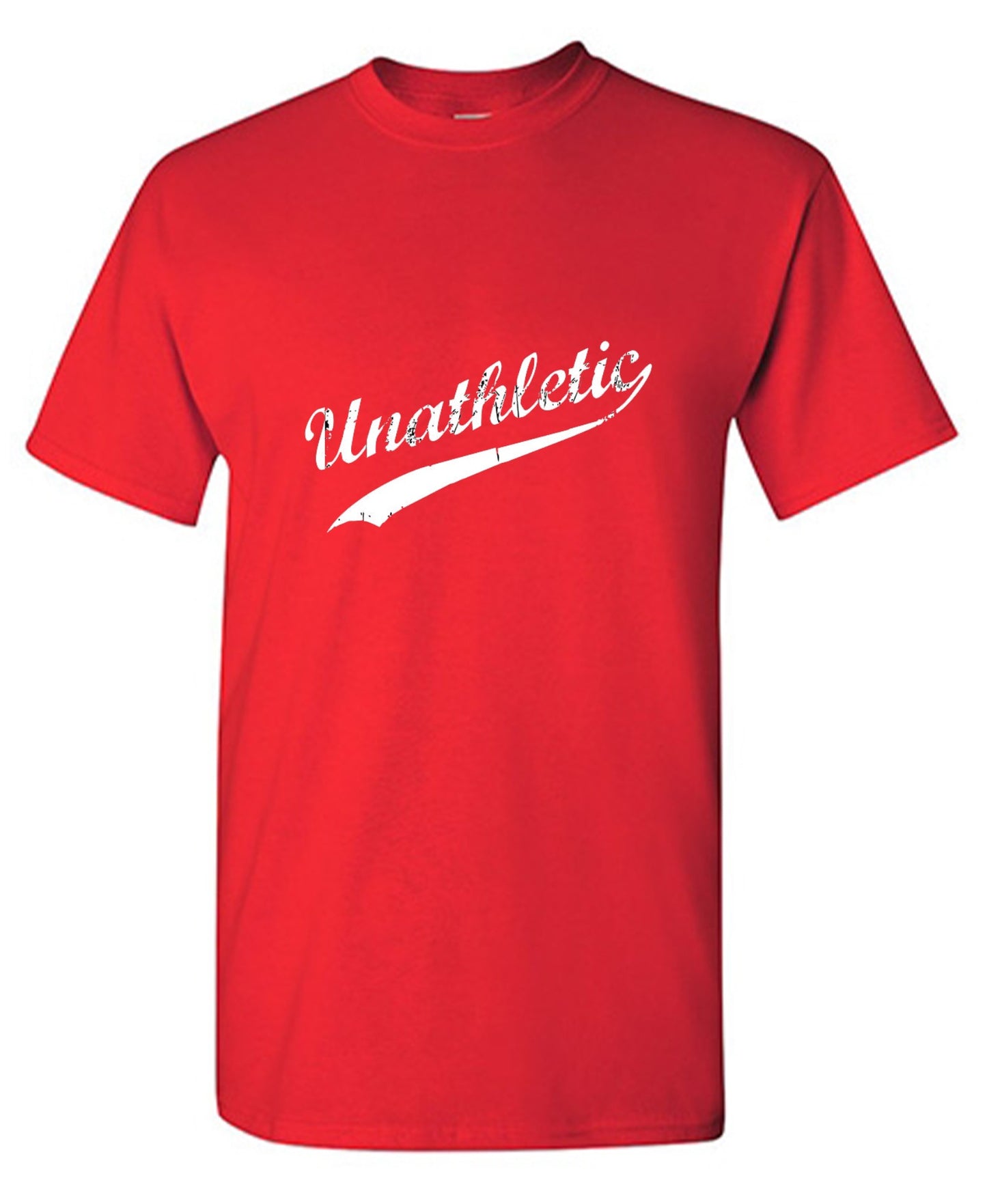 Funny T-Shirts design "Unathletic - Tall Tee"
