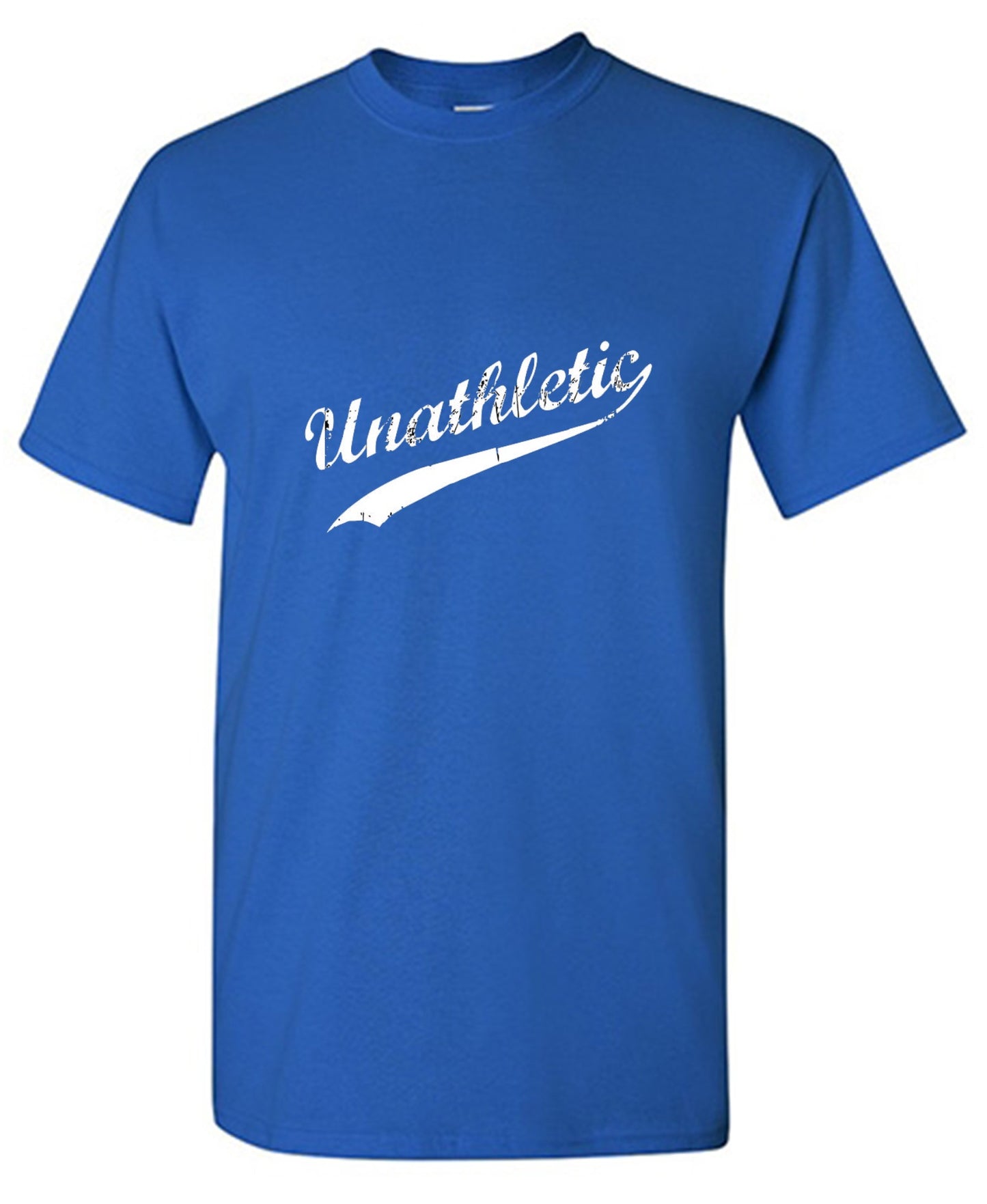 Funny T-Shirts design "Unathletic - Tall Tee"