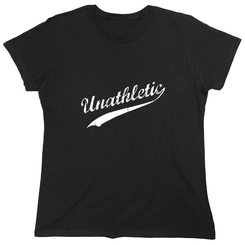 Funny T-Shirts design "Unathletic - Womens"