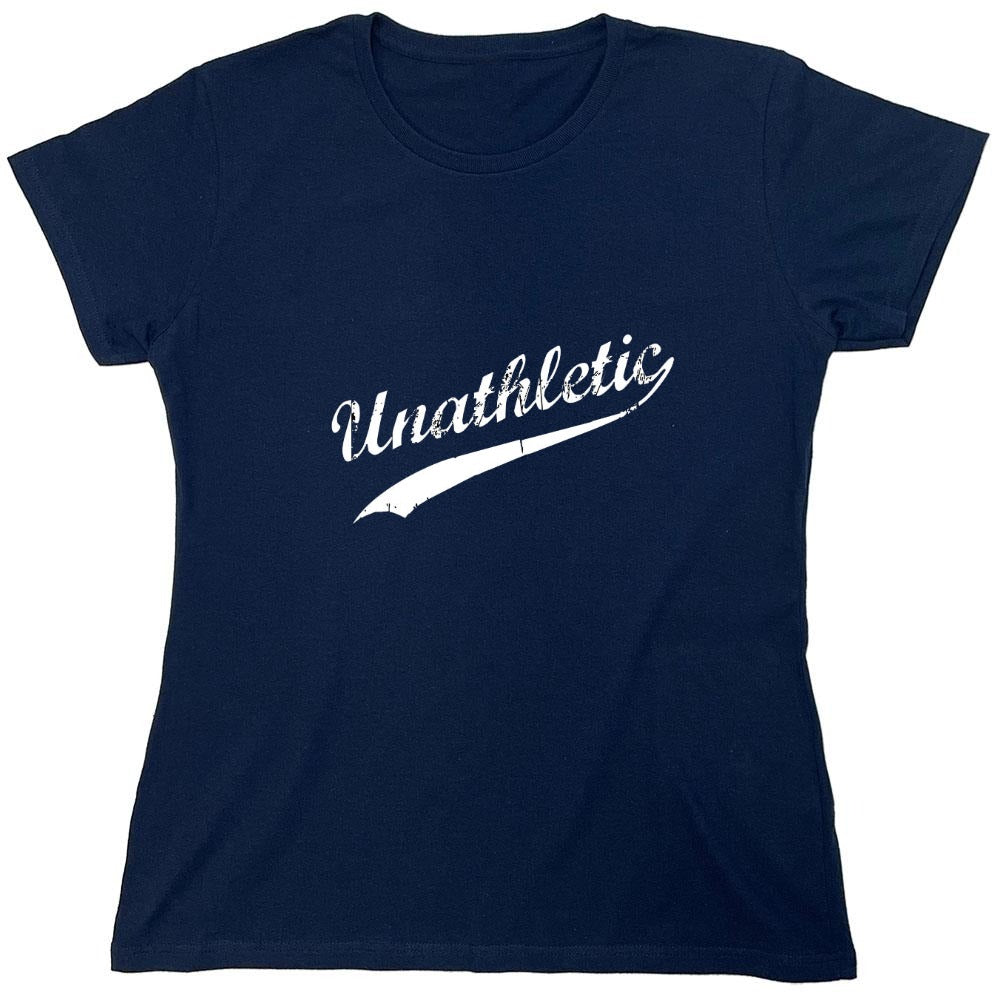 Funny T-Shirts design "Unathletic - Womens"
