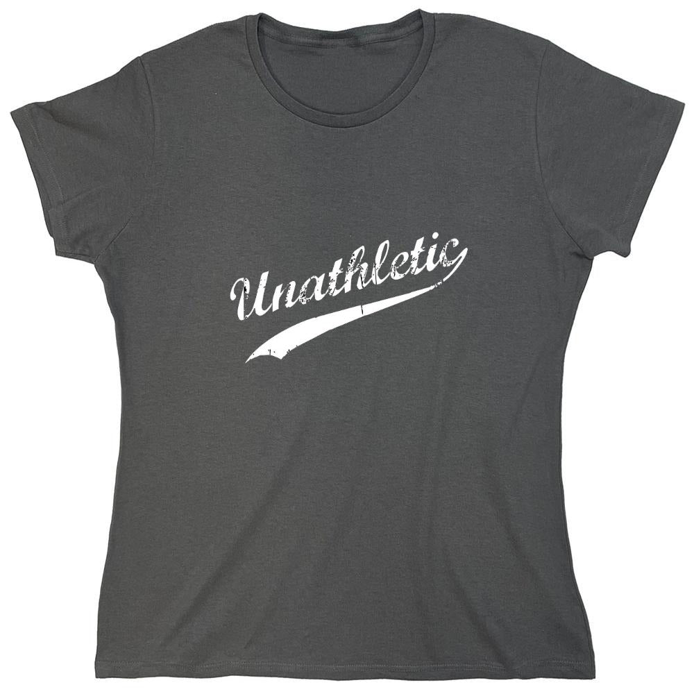 Funny T-Shirts design "Unathletic - Womens"