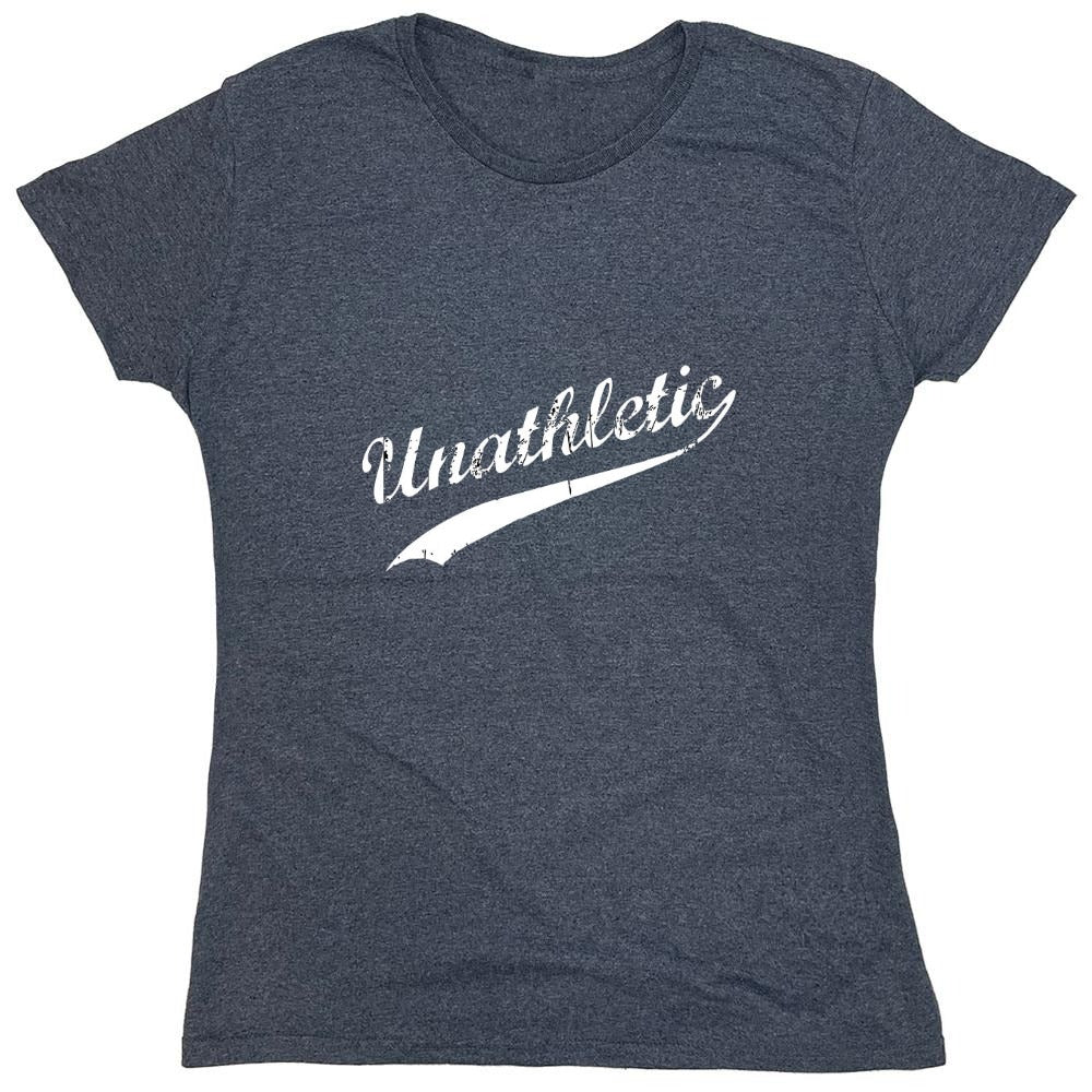 Funny T-Shirts design "Unathletic - Womens"