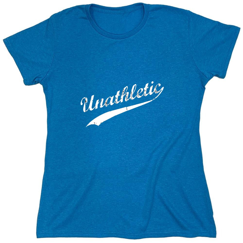 Funny T-Shirts design "Unathletic - Womens"