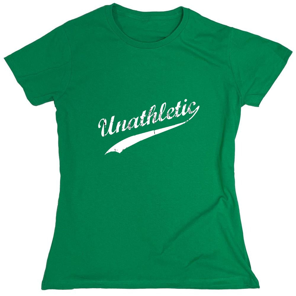 Funny T-Shirts design "Unathletic - Womens"
