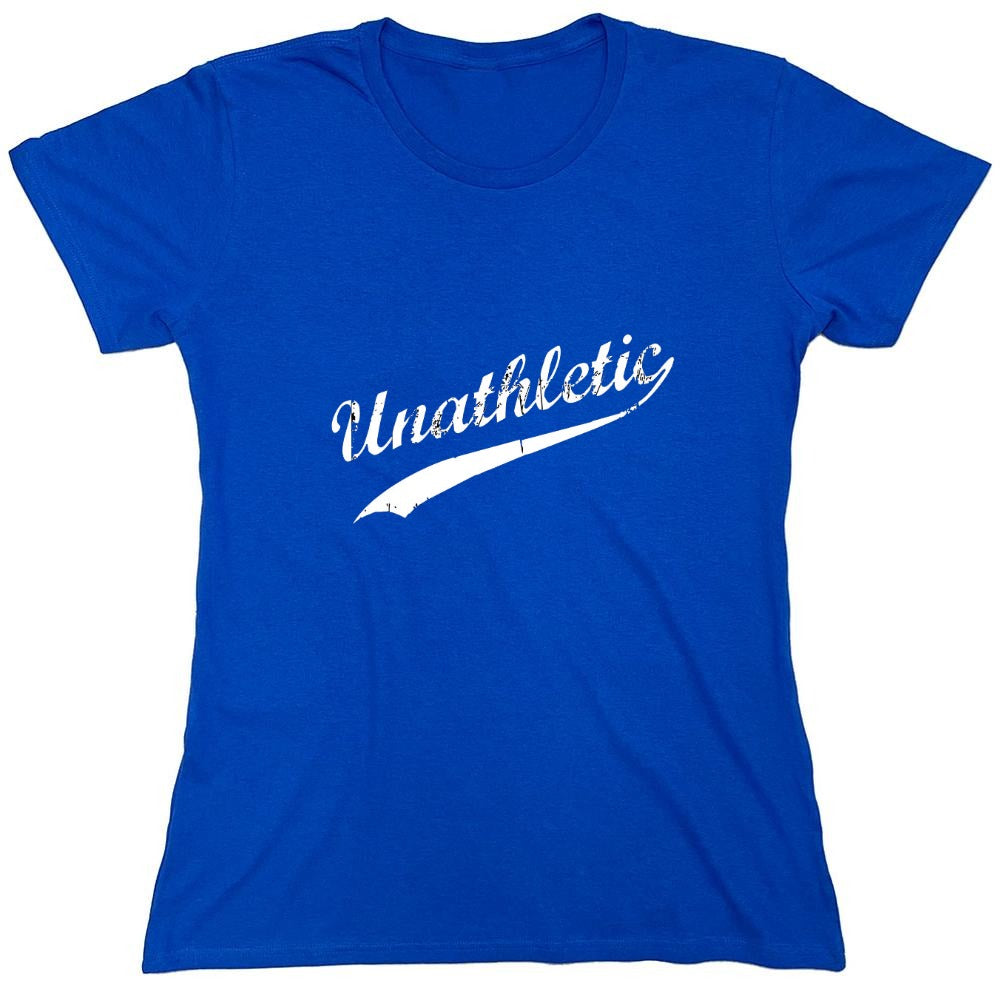 Funny T-Shirts design "Unathletic - Womens"