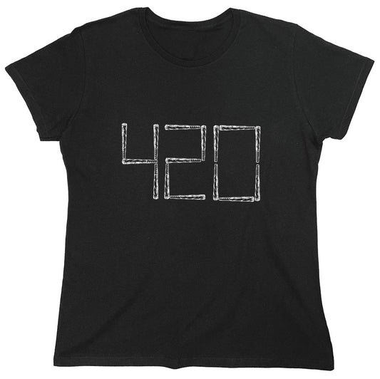 Funny T-Shirts design "420 - Womens"