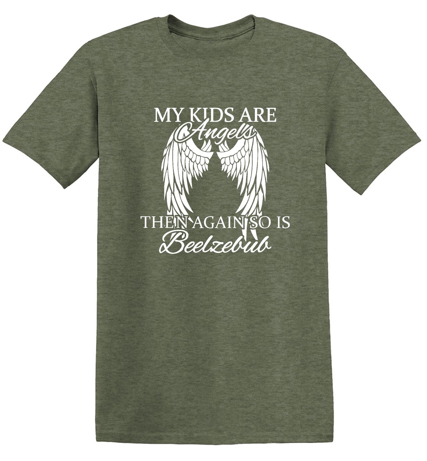 Funny T-Shirts design "My Kids Are Angels"