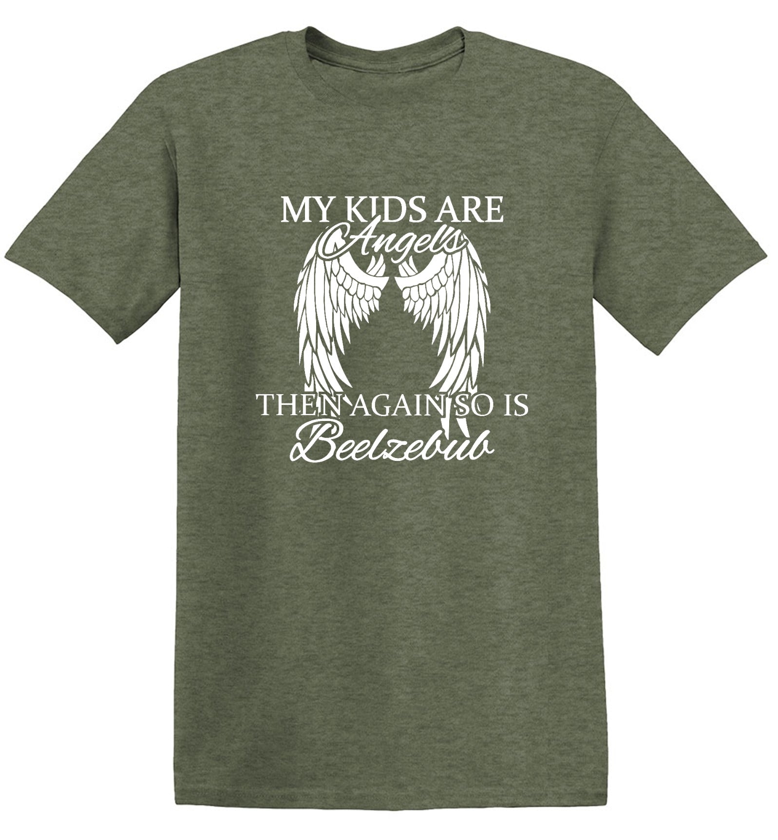 Funny T-Shirts design "My Kids Are Angels"
