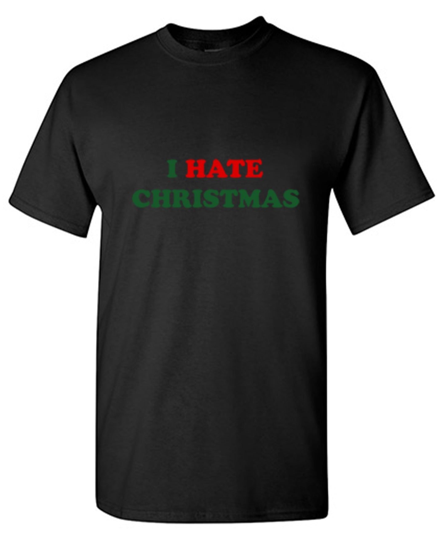 Funny T-Shirts design "I Hate Christmas"