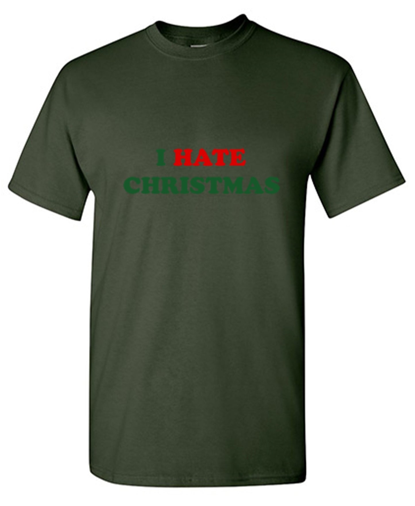 Funny T-Shirts design "I Hate Christmas"