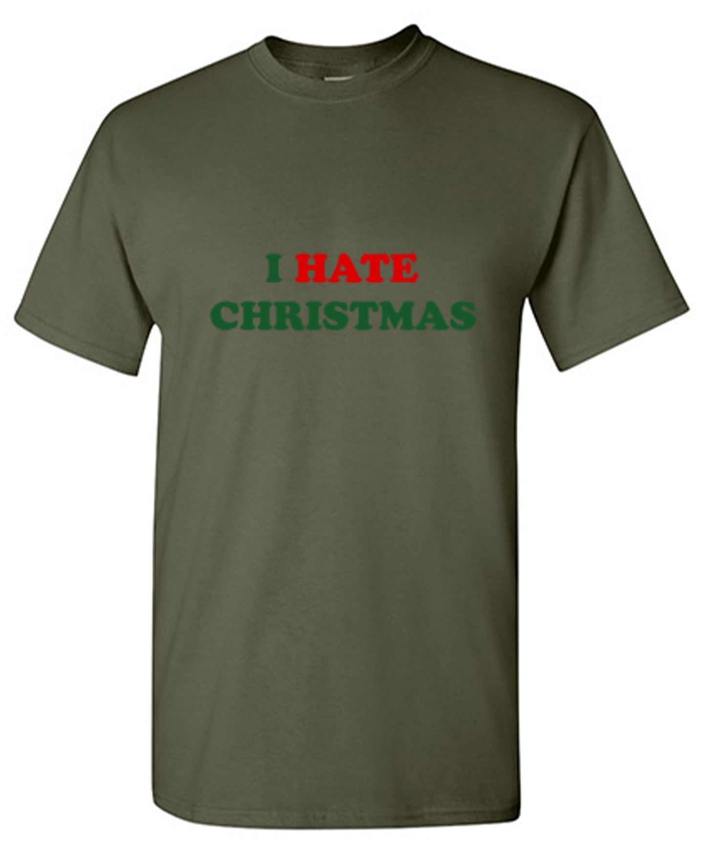 Funny T-Shirts design "I Hate Christmas"