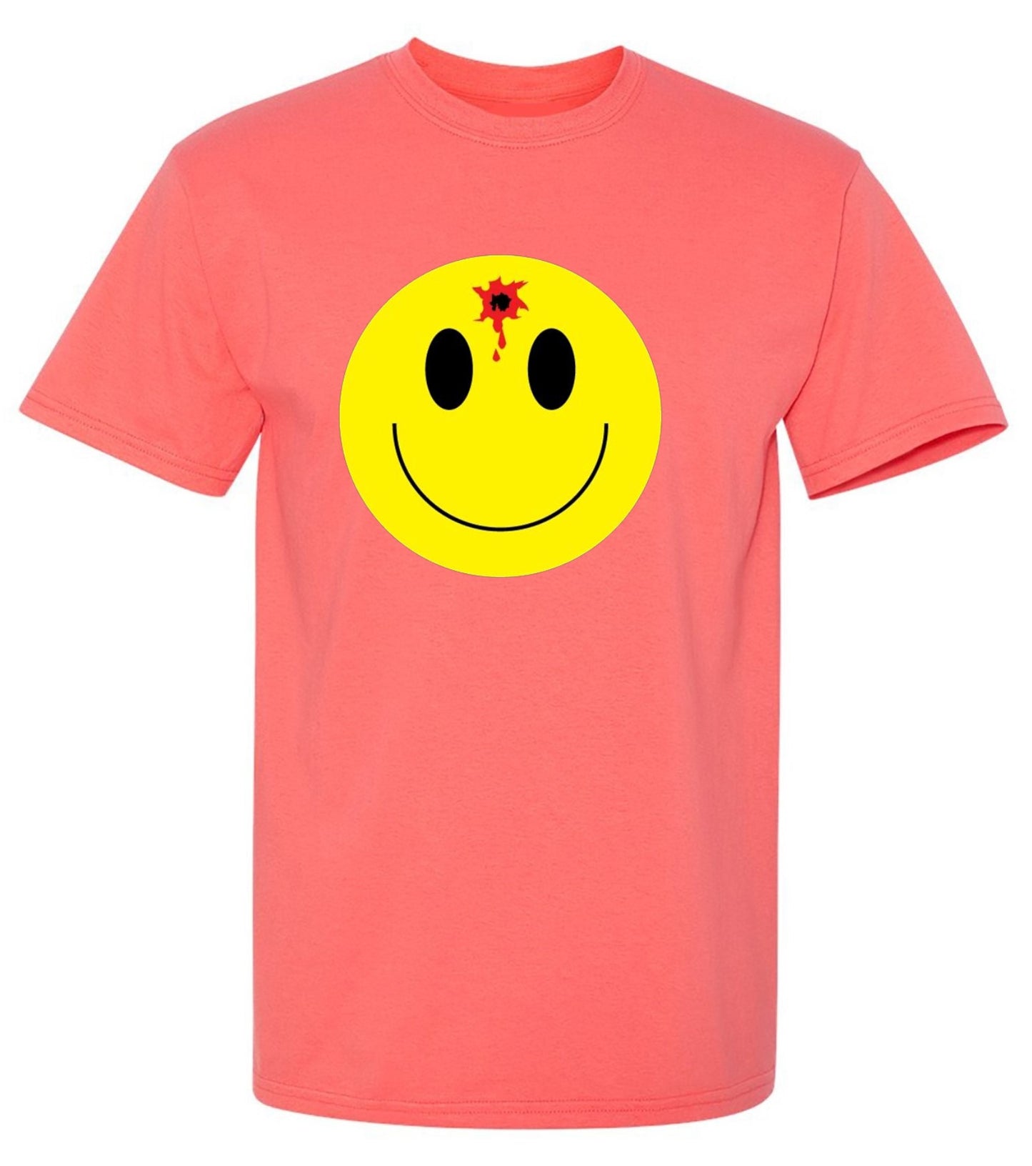 Funny T-Shirts design "Bullet Smile Emoticon What You Are Up To"