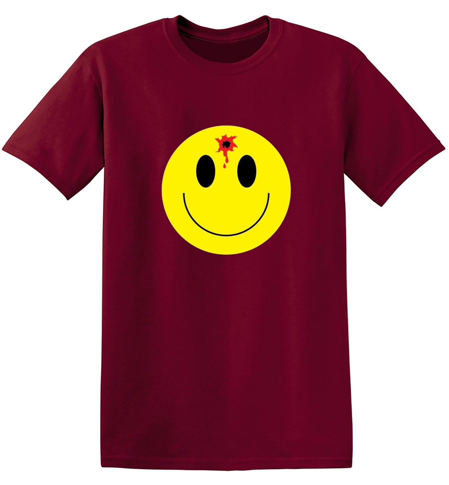 Funny T-Shirts design "Bullet Smile Emoticon What You Are Up To"