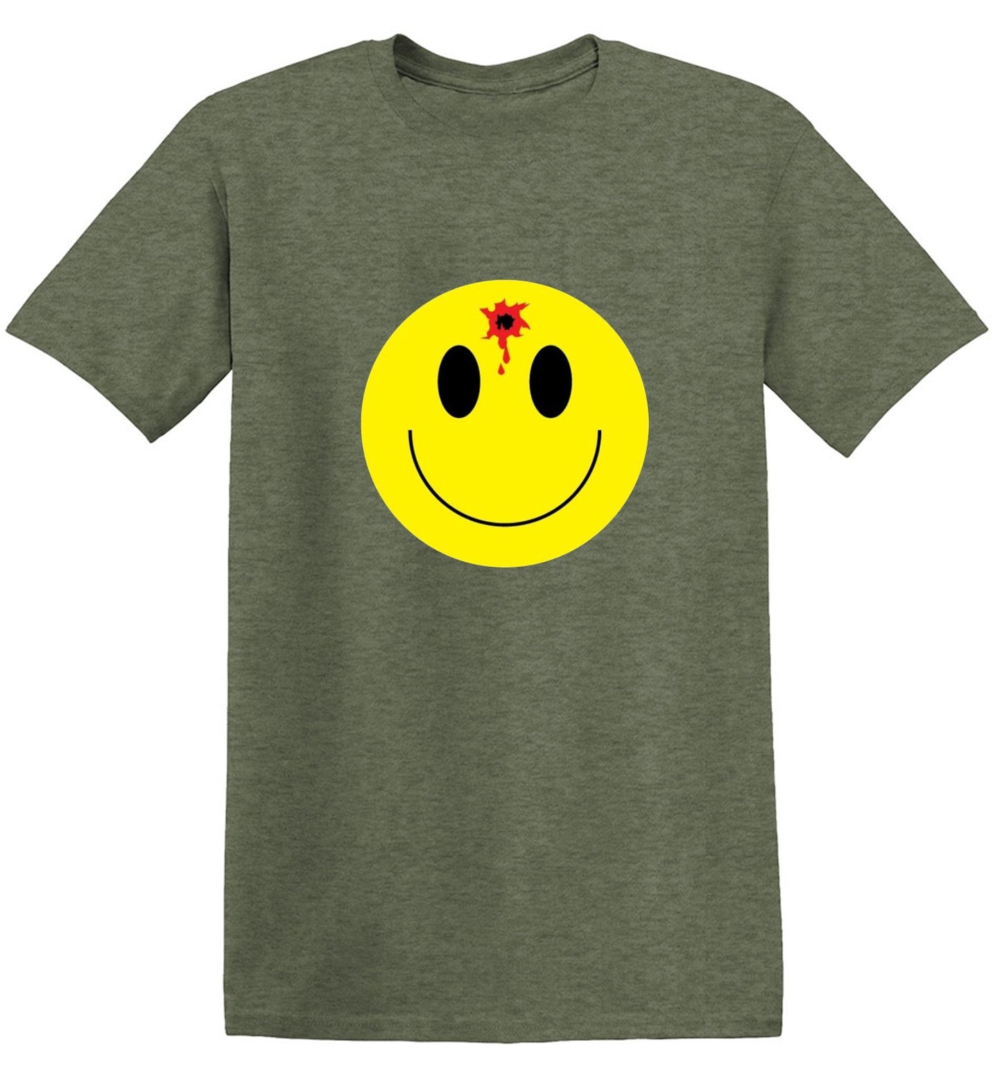 Funny T-Shirts design "Bullet Smile Emoticon What You Are Up To"