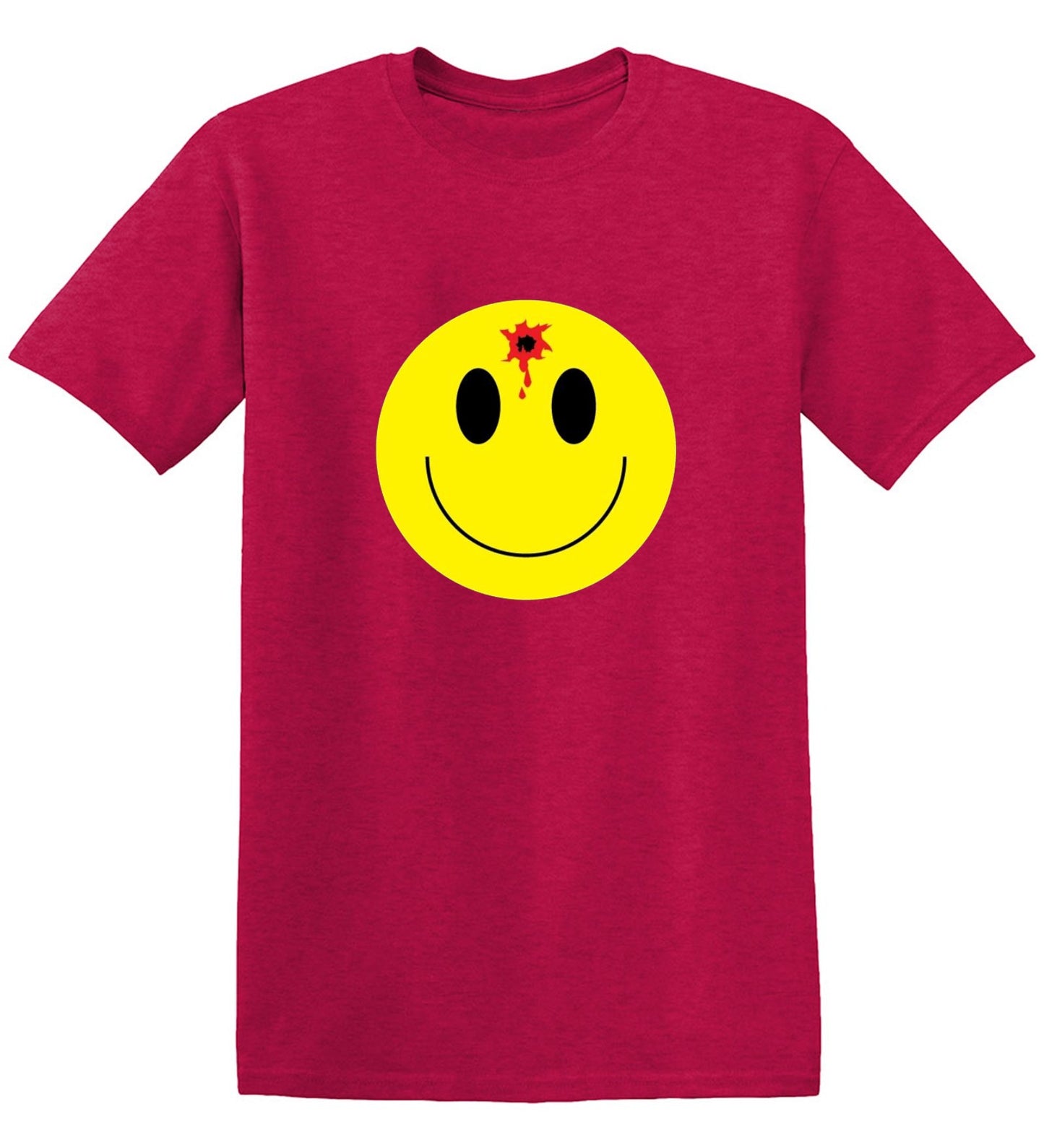 Funny T-Shirts design "Bullet Smile Emoticon What You Are Up To"