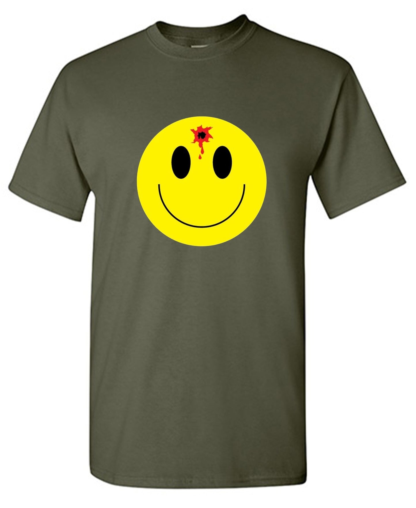 Funny T-Shirts design "Bullet Smile Emoticon What You Are Up To"
