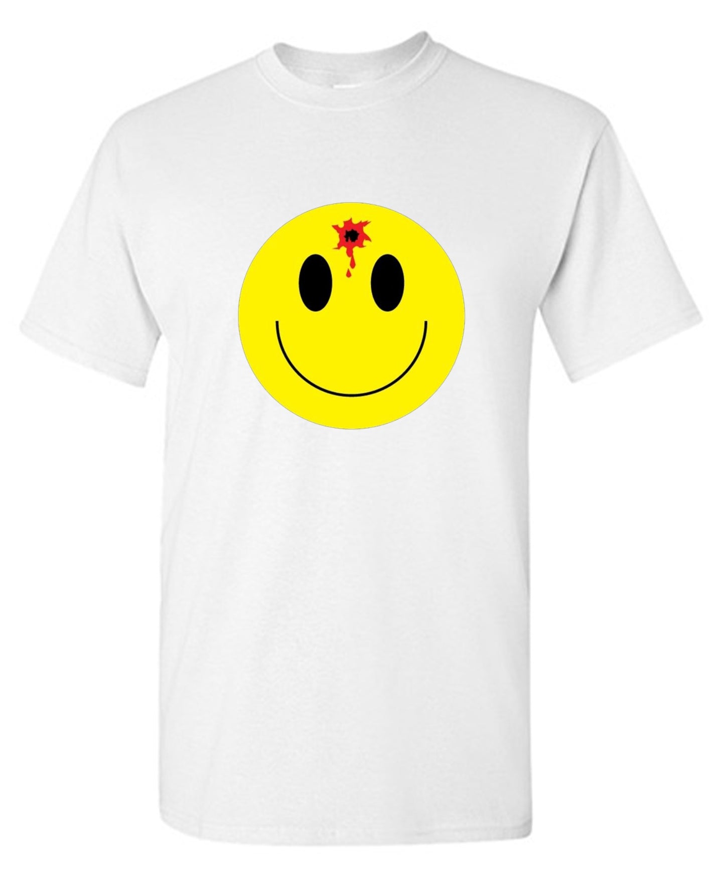 Funny T-Shirts design "Bullet Smile Emoticon What You Are Up To"