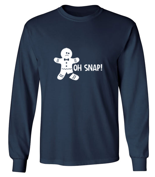 Funny T-Shirts design "Oh Snap T-Shirt - Long Sleeve"