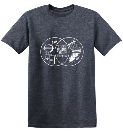 Funny T-Shirts design "Where Good Times Happen"