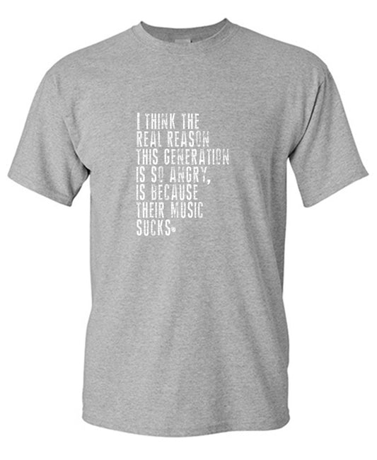 Funny T-Shirts design "This Generation Is So Angry"
