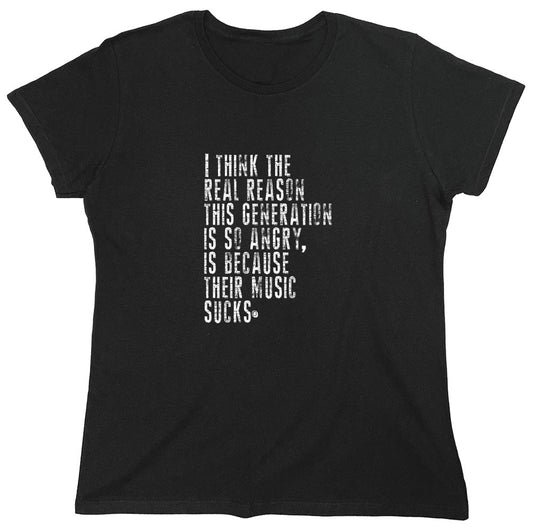 Funny T-Shirts design "This Generation Is So Angry - Womens"