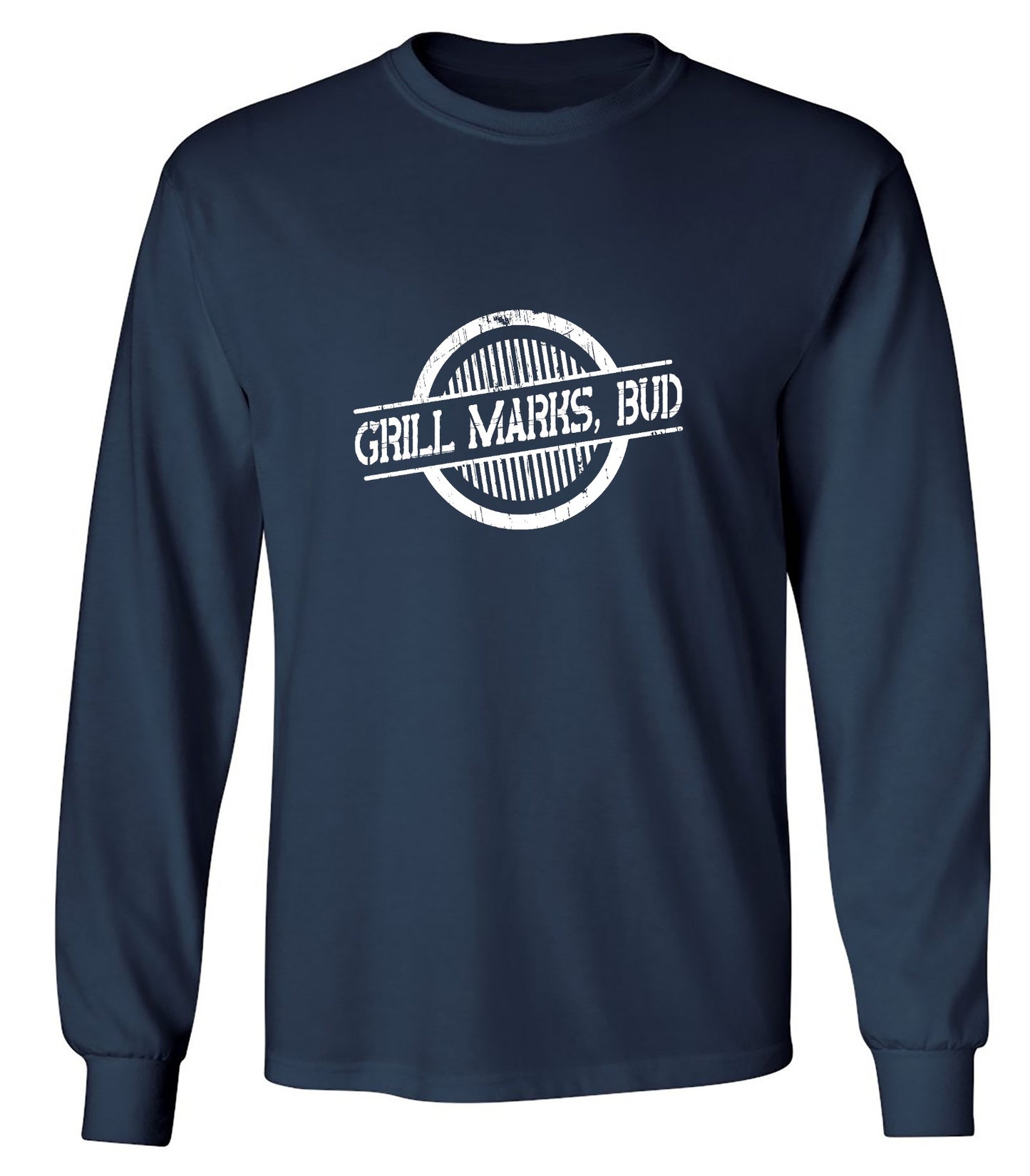 Funny T-Shirts design "Grill Marks Bud T-Shirt - Long Sleeve"