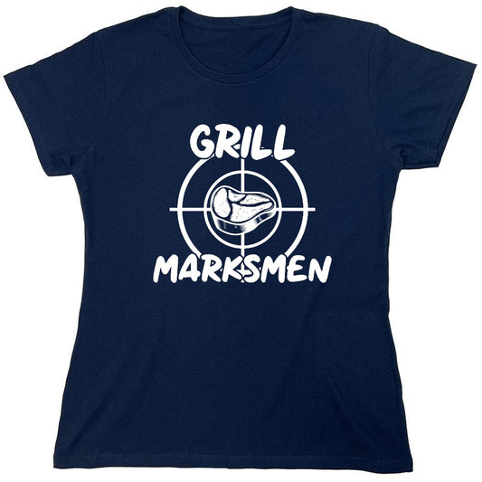 Funny T-Shirts design "Grill Marksmen T-Shirt - Womens"