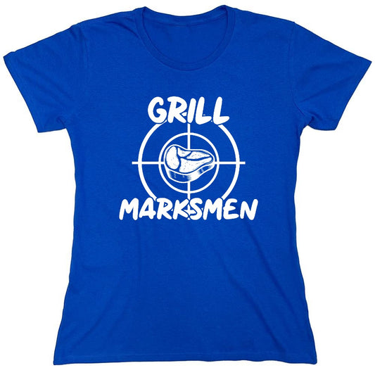 Funny T-Shirts design "Grill Marksmen T-Shirt - Womens"