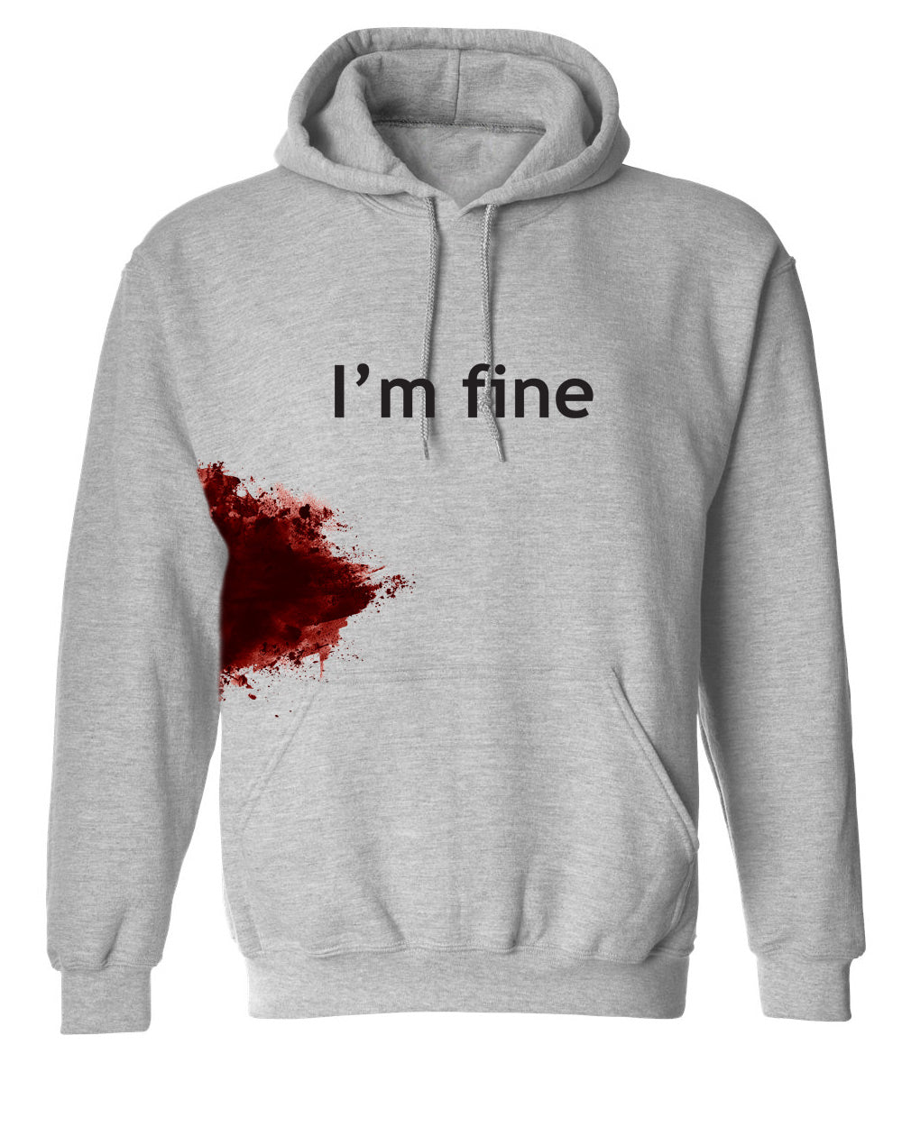 I'm Fine Blood Stain T Shirt