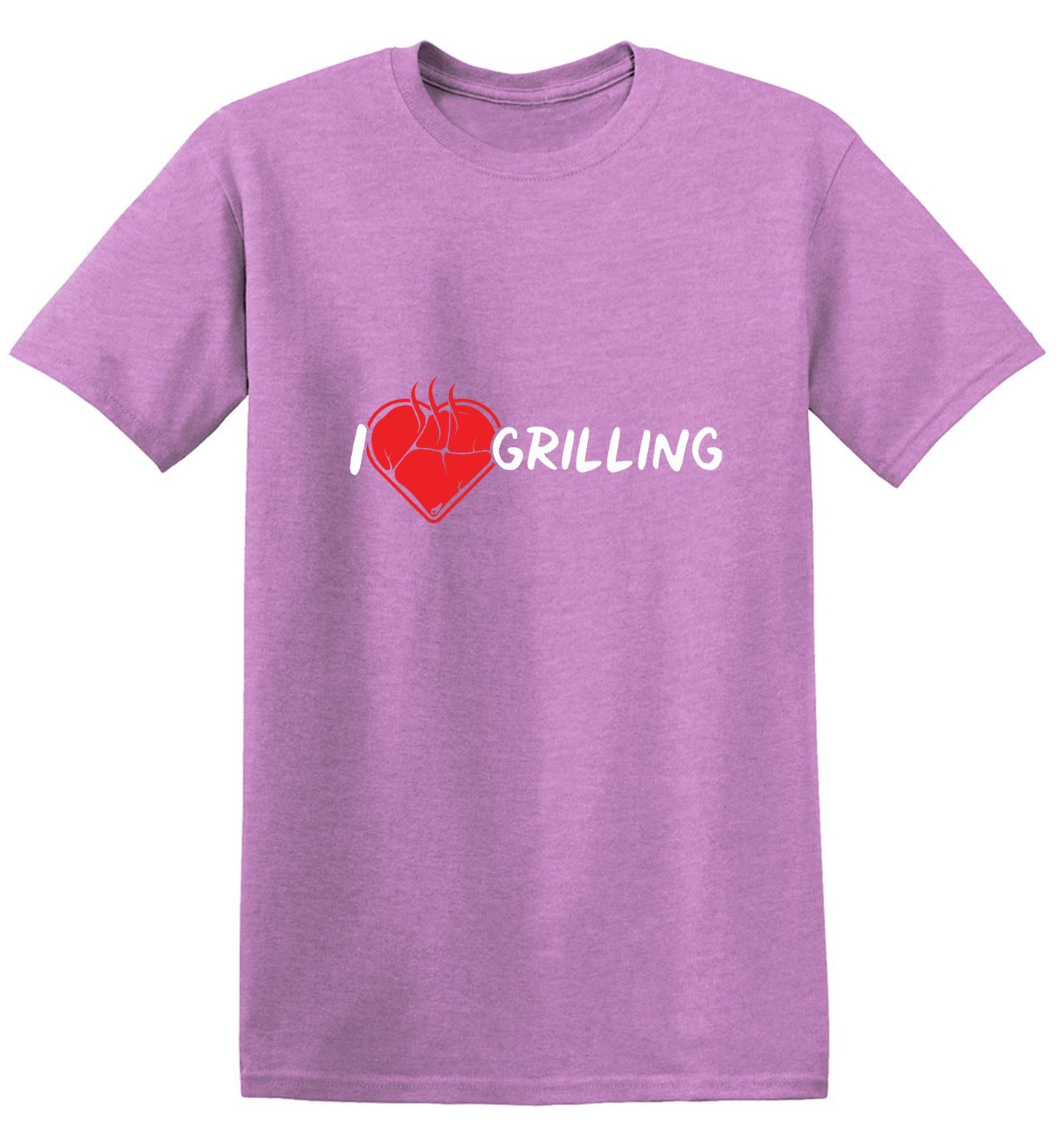 Funny T-Shirts design "I Heart Grilling T-Shirt for '4th of July' - Tall Tee"