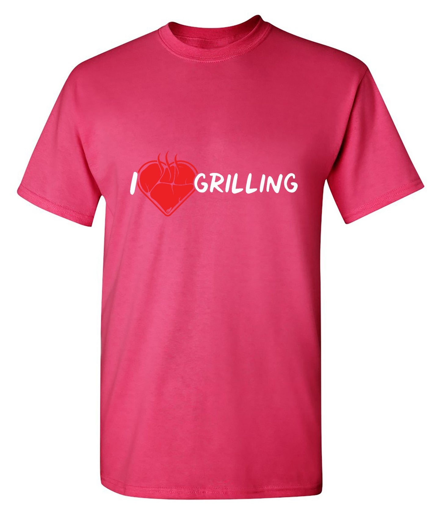 Funny T-Shirts design "I Heart Grilling T-Shirt for '4th of July'"