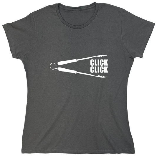 Funny T-Shirts design "Click-Click Graphic Shirt - Womens"
