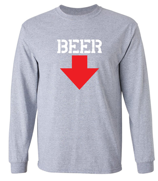 Funny T-Shirts design "Beer Bell Shirt - Long Sleeve"