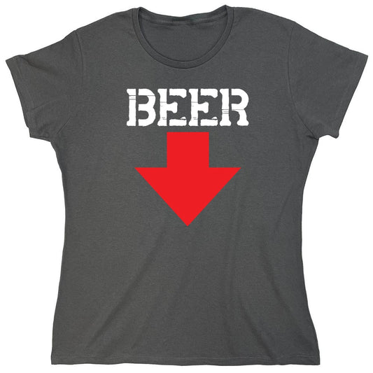Funny T-Shirts design "Beer Bell Shirt - Womens"