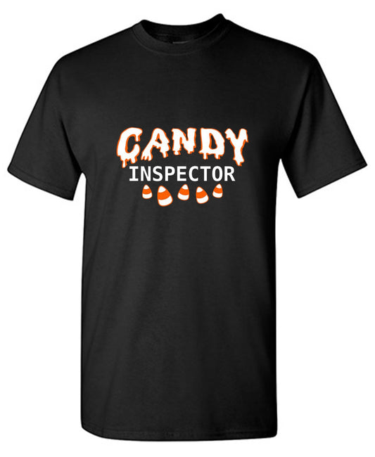 Funny T-Shirts design "Candy Inspector"