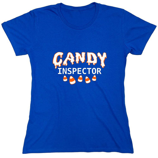 Funny T-Shirts design "Candy Inspector - Womens"