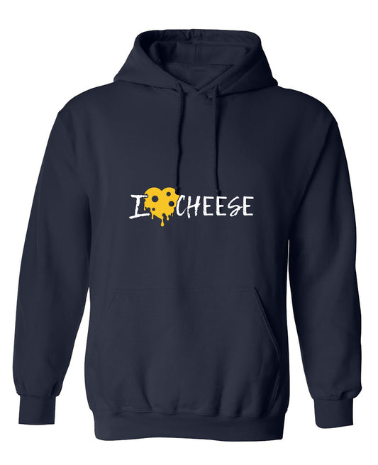 Funny T-Shirts design "I Love Cheese Graphic Tee - Hoodie"