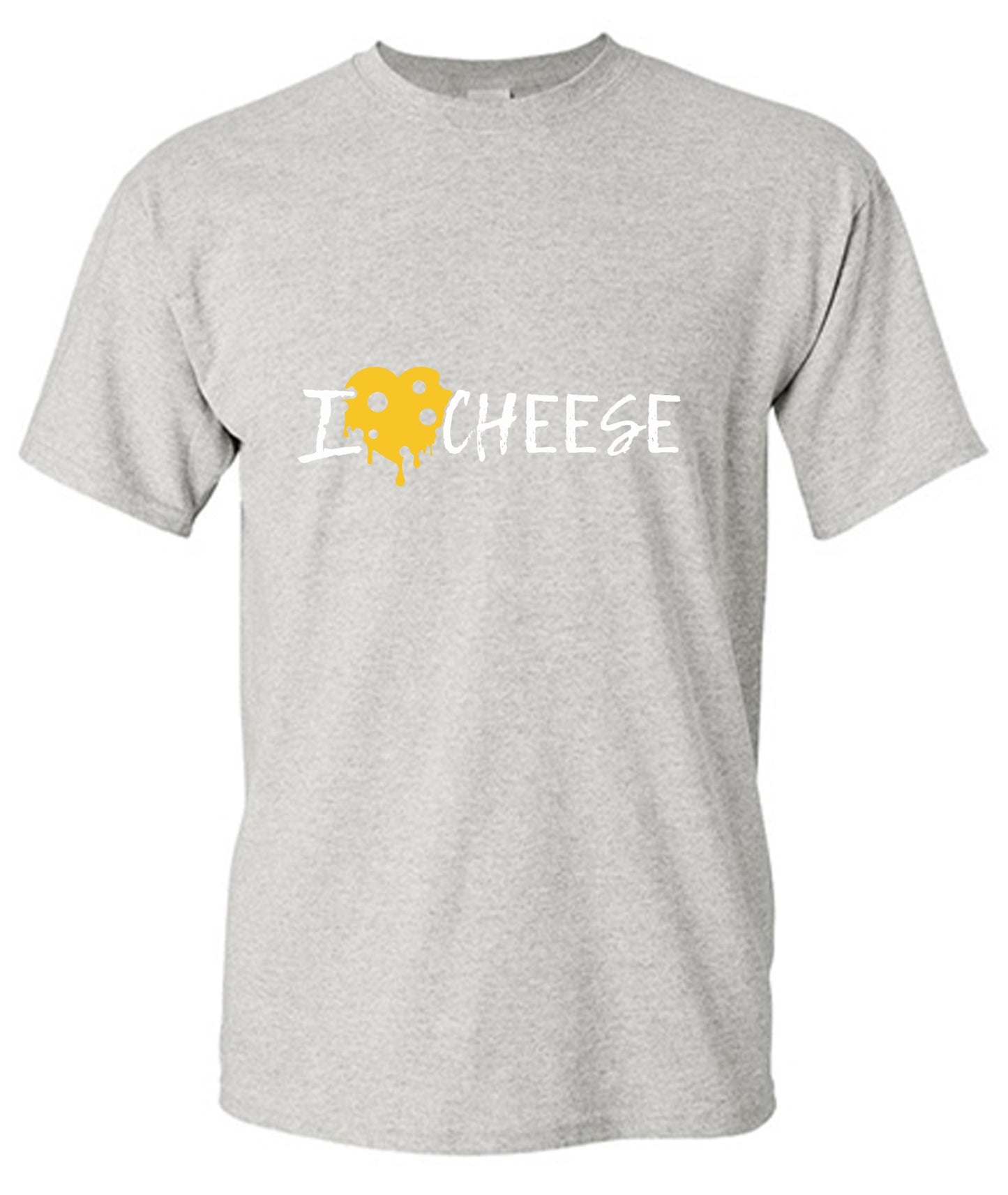 Funny T-Shirts design "I Love Cheese Graphic Tee"