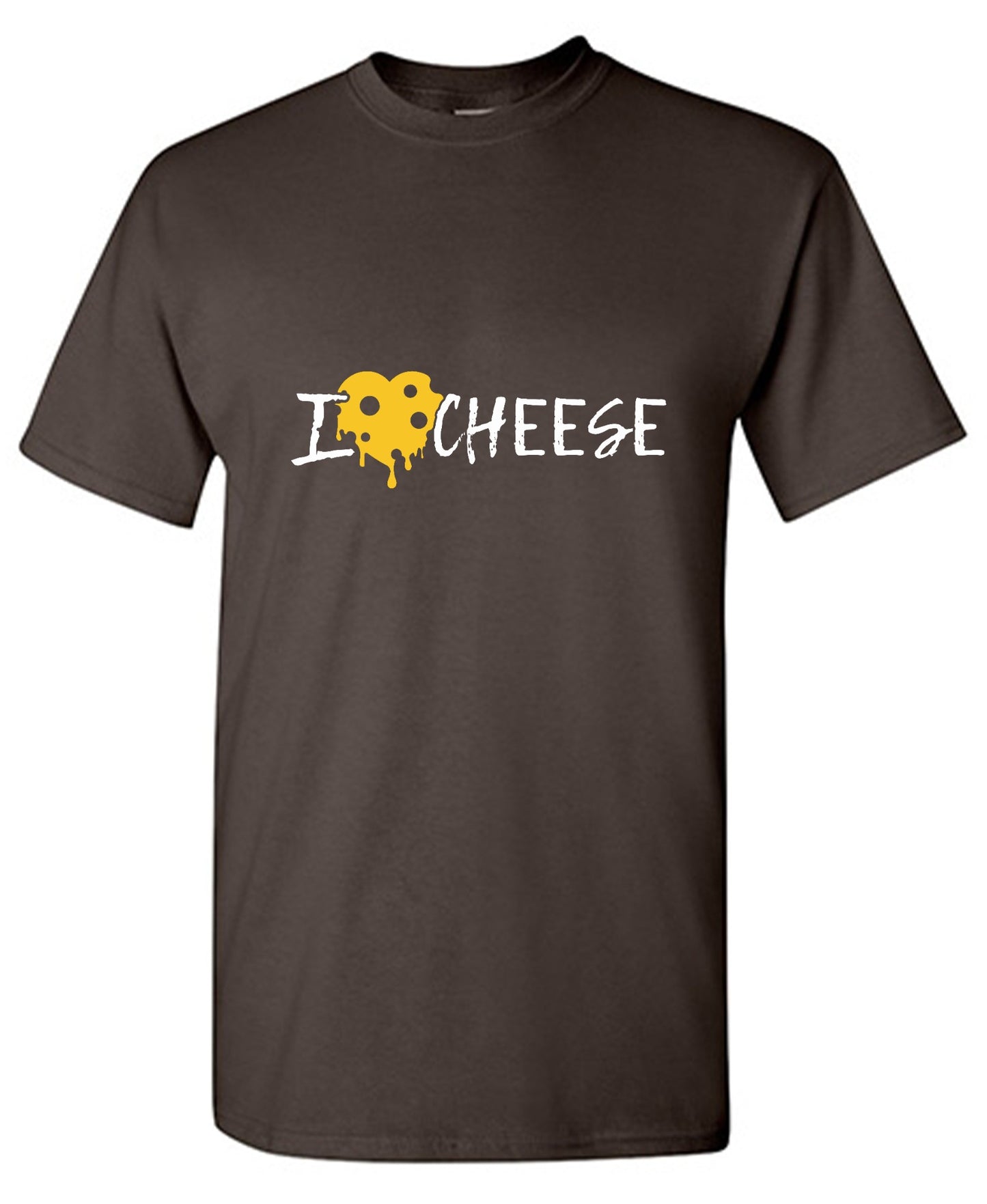 Funny T-Shirts design "I Love Cheese Graphic Tee"