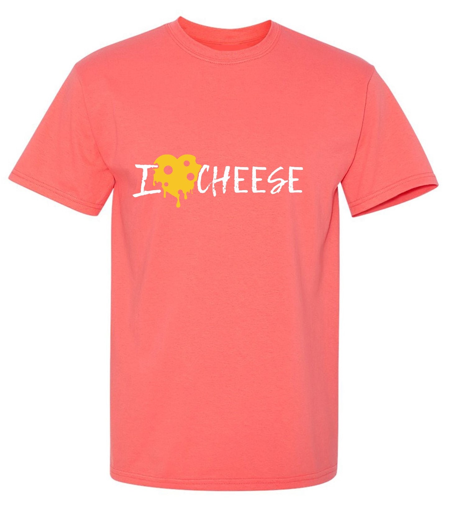 Funny T-Shirts design "I Love Cheese Graphic Tee"