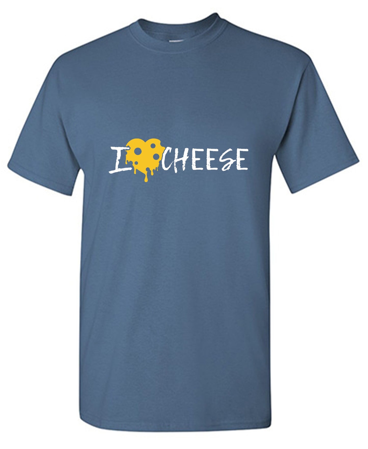Funny T-Shirts design "I Love Cheese Graphic Tee"