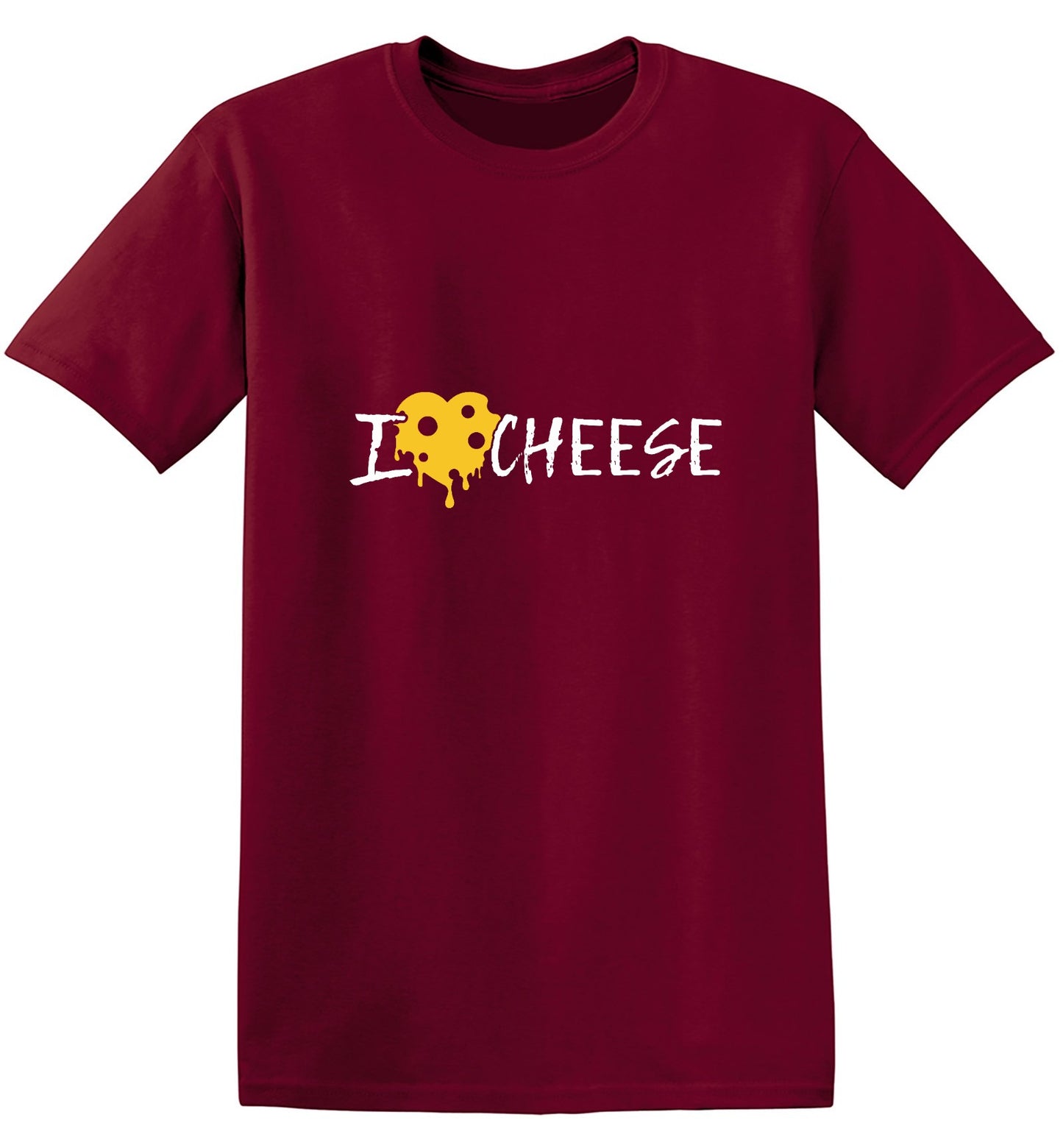 Funny T-Shirts design "I Love Cheese Graphic Tee"