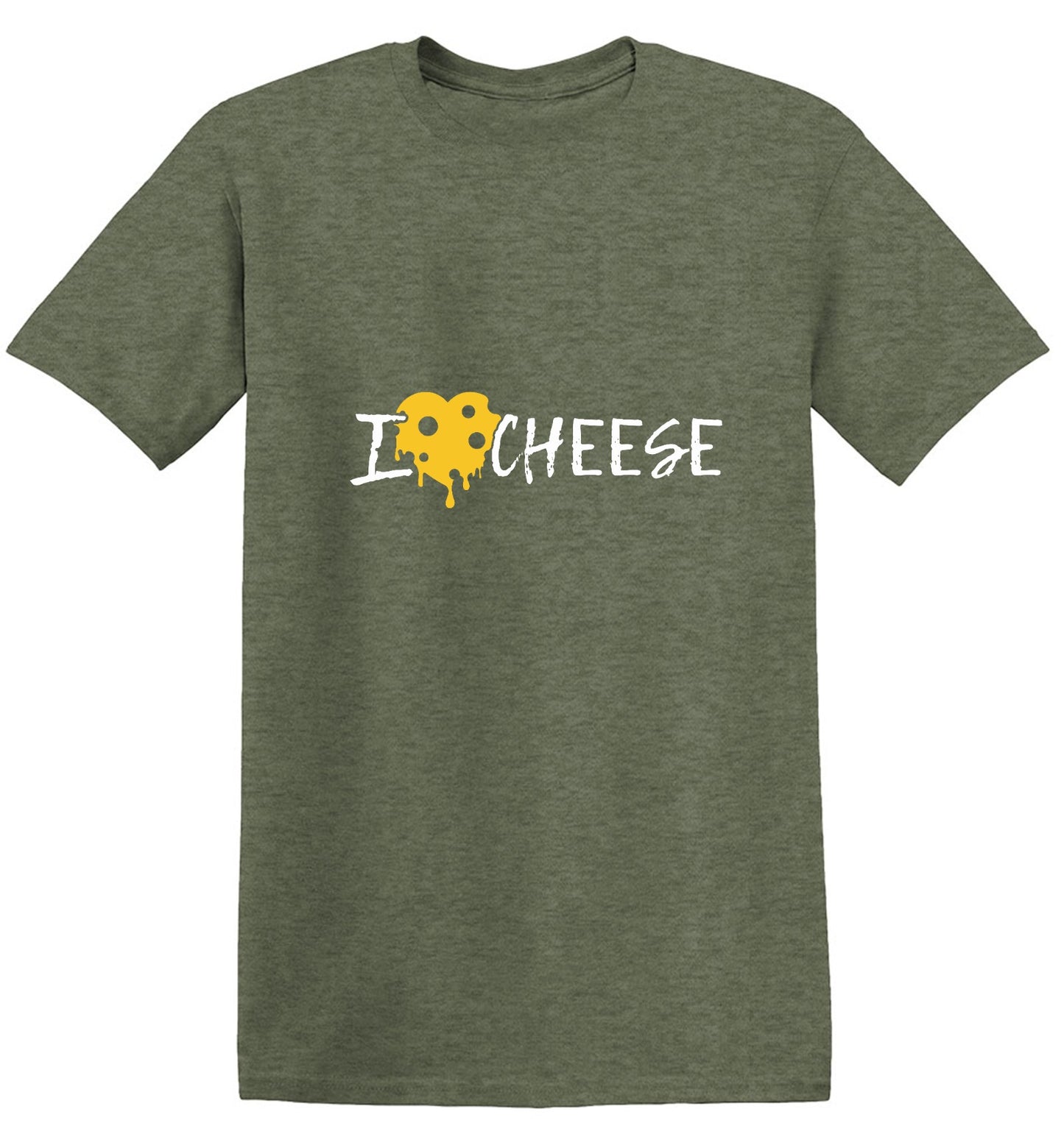 Funny T-Shirts design "I Love Cheese Graphic Tee"