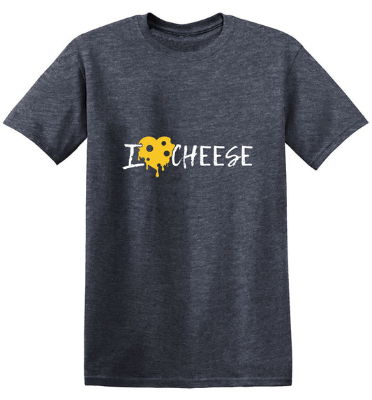 Funny T-Shirts design "I Love Cheese Graphic Tee"