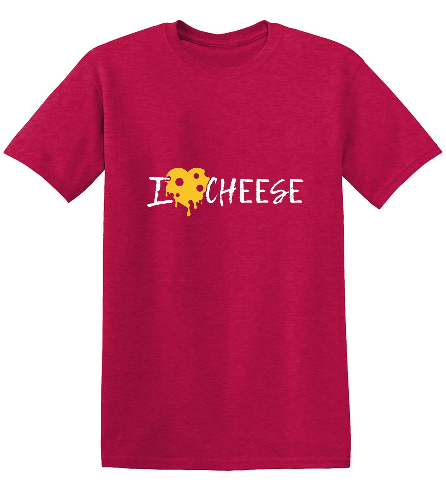 Funny T-Shirts design "I Love Cheese Graphic Tee"