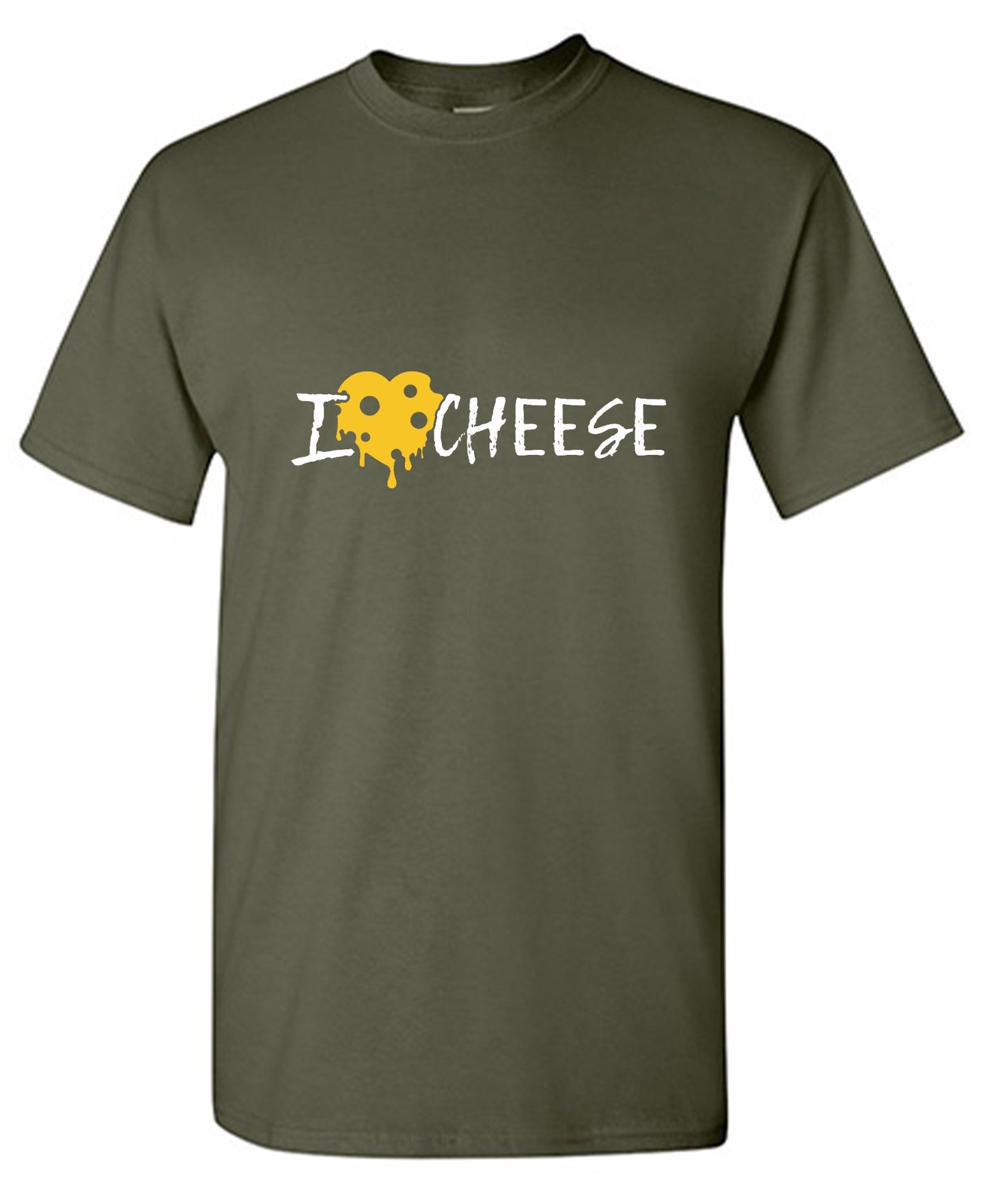 Funny T-Shirts design "I Love Cheese Graphic Tee"