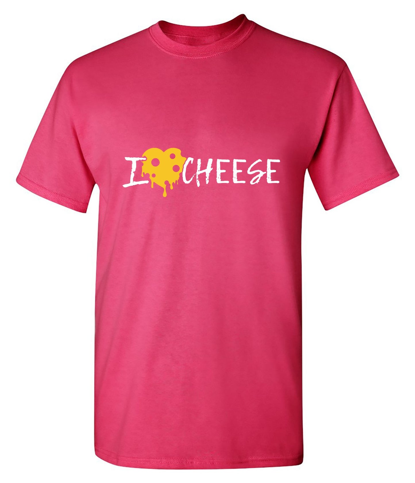 Funny T-Shirts design "I Love Cheese Graphic Tee"