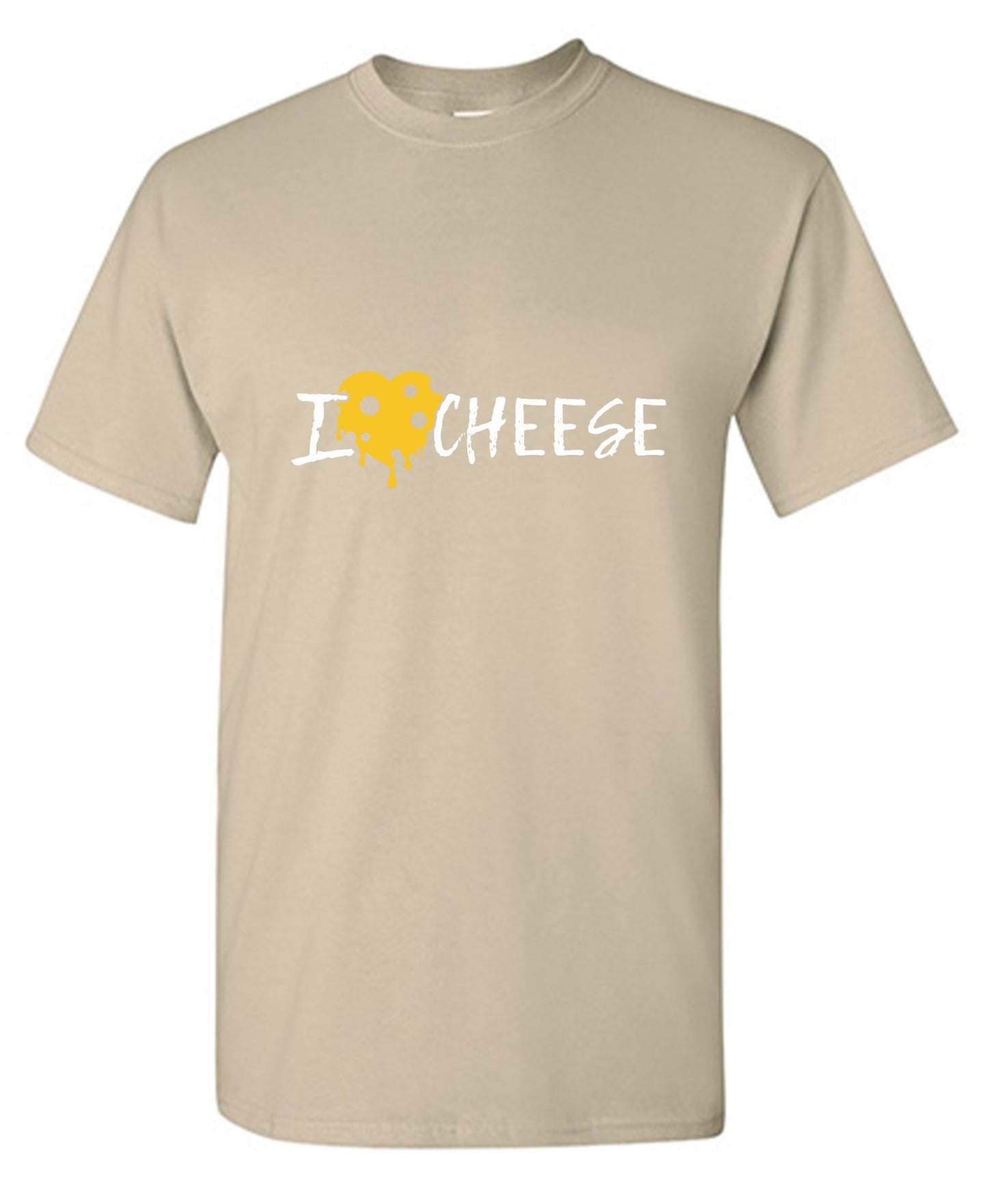 Funny T-Shirts design "I Love Cheese Graphic Tee"