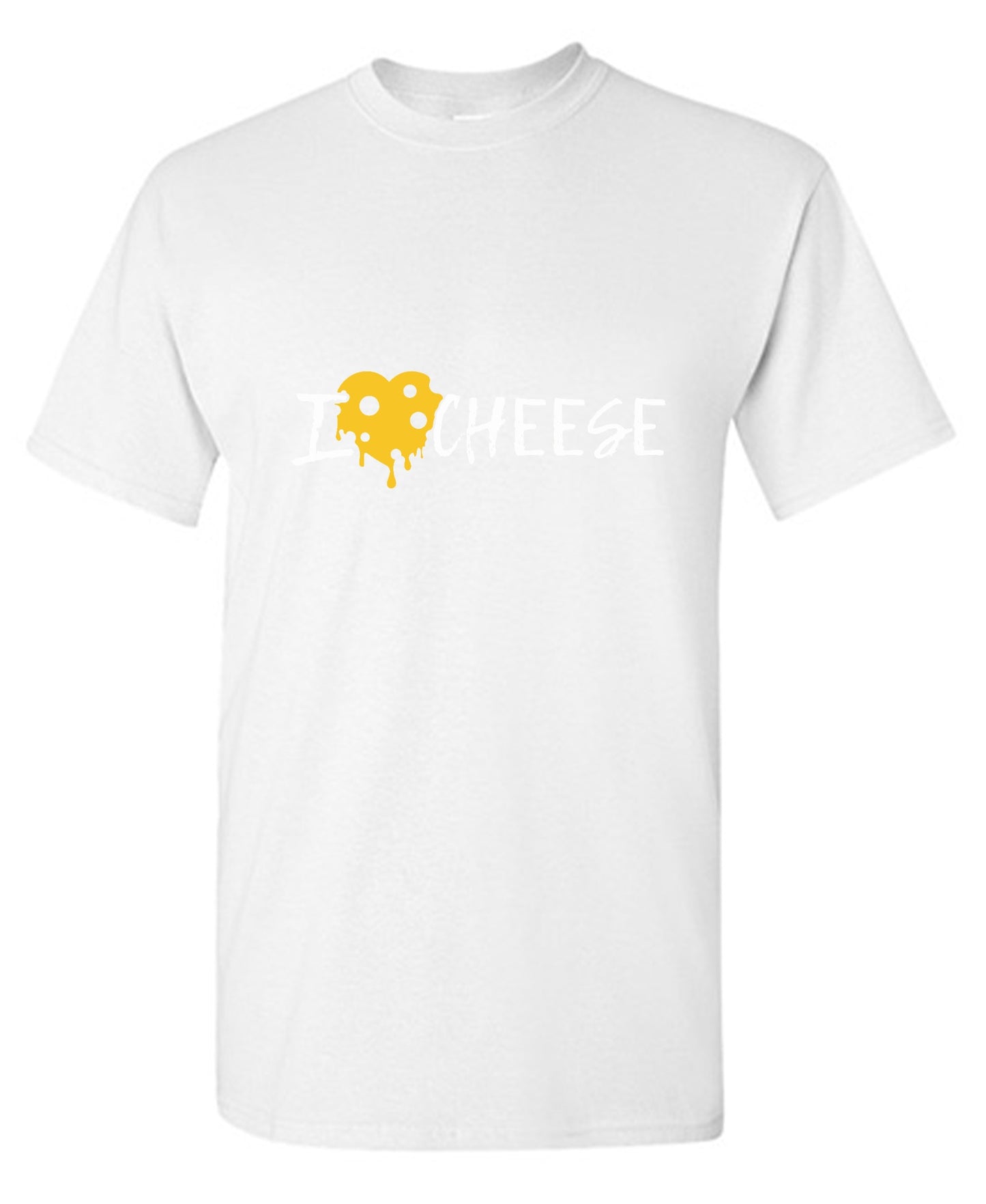 Funny T-Shirts design "I Love Cheese Graphic Tee"